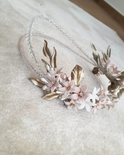 Tocado diadema de cristales