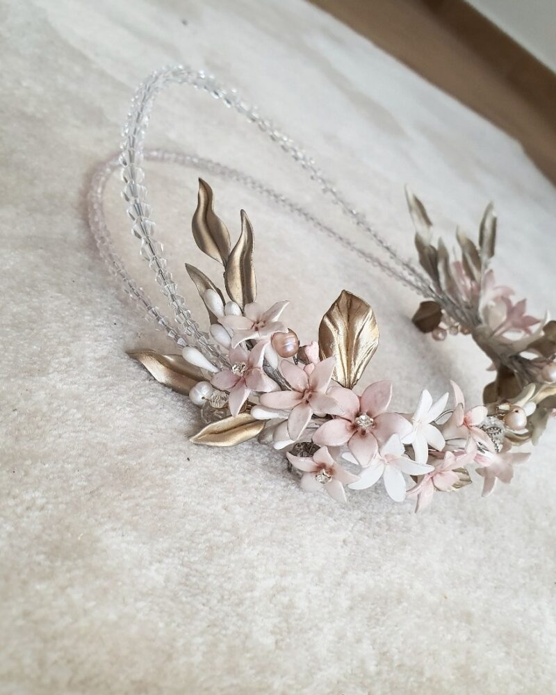 Tocado diadema de cristales
