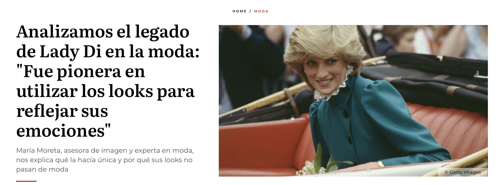 El legado de Diana de Gales: Analizamos el legado de Diana de Gales en la moda: "Fue pionera en utilizar los looks para reflejar sus emociones" • Un profundo análisis sobre cómo Lady Di revolucionó la moda utilizando sus looks como un espejo de sus emociones, y la coherencia entre su imagen y su mensaje.